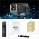 HY320 4K Smart Android Projector | WiFi 6 + Bluetooth 5.0 | Auto Keystone | 180 Inch Display