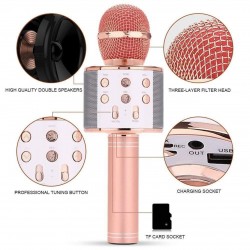 Karaoke Wireless Bluetooth Microphone Speaker Karaoke Wireless Bluetooth Microphone Speaker