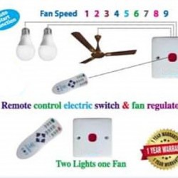 Remote Control Switch Fan And Light