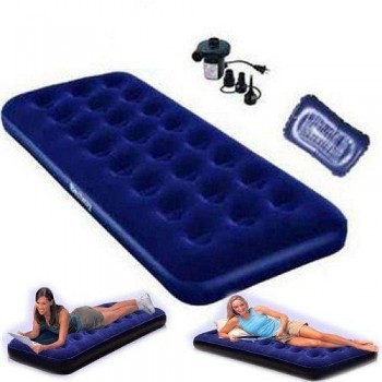 Single Air Bed With Pumper