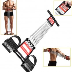 3 in 1 Adjustable Chest Expander with Multi-Function Pedal Grip 3 in 1 Adjustable Chest Expander with Multi-Function Pedal Grip