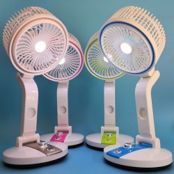 Multifunction Rechargeable Folding Fan with Light Multifunction Rechargeable Folding Fan with Light