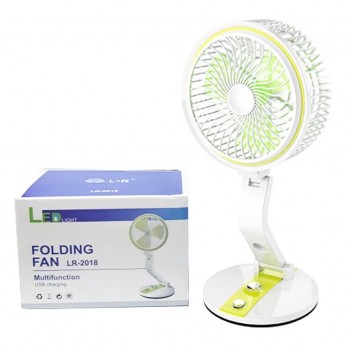 Multifunction Rechargeable Folding Fan with Light