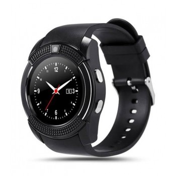 V8 Smart Watch Support Sim TF Card Bluetooth Clock with Camera for Smartphone