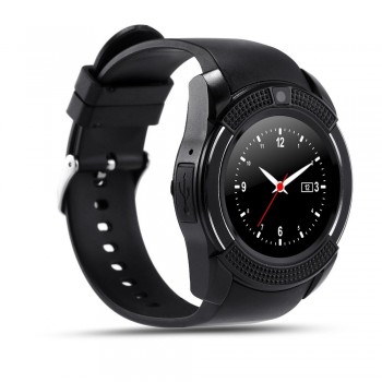 V8 Smart Watch Support Sim TF Card Bluetooth Clock with Camera for Smartphone