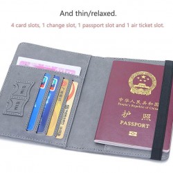 Business Leather Passport Covers Holder Wallet Case  Business Leather Passport Covers Holder Wallet Case