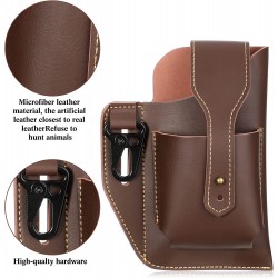 Retro Belt Waist Fashionable Bag Brown