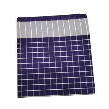 ডার্ক পার্পল-হোয়াইট চেক নতুন ডিজাইন লুঙ্গি (২০২৫ কালেকশন)