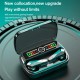 M12 TWS Wireless Bluetooth 5.3 Headphones Noise Reduction Touch Control Waterproof 2000mAh Charging Box
