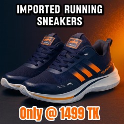 Imported Running Sneakers | Super Light Weight | Navy Blue | KNV-0083