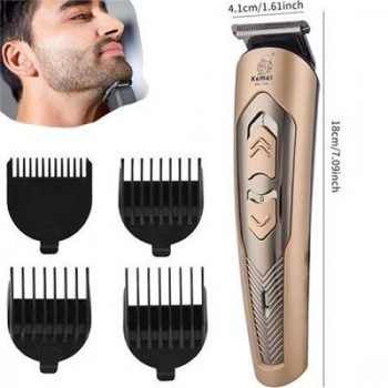 KEMEI KM-756 RECHARGEABLE HAIR CLIPPER PROFESSIONAL CORDLESS HAIR TRIMMER BEARD CUTTER SHAVING HAIRCUT MACHINE MEN