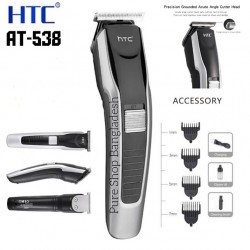 HTC AT 538 Rechargeable Hair and Beard Trimmer for Men HTC AT 538 Rechargeable Hair and Beard Trimmer for Men