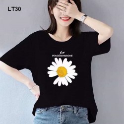Premium Quality Sunflower Womens Tshirt - Black