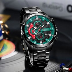 CURREN 8402 Wristwatch Stainless Steel Chonograph Watch-Black CURREN 8402 Wristwatch Stainless Steel Chonograph Watch-Black