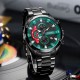 CURREN 8402 Wristwatch Stainless Steel Chonograph Watch-Black