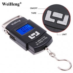 Portable Electronic Weight Scale 50kg -Black - Weight Machine Portable Electronic Weight Scale 50kg -Black - Weight Machine