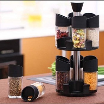 12 Pieces Double Layer Spice Rack