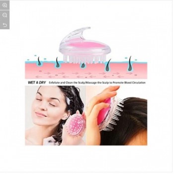 Silicone Hair Massager Shampoo Brush