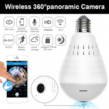 Wireless Security Camera Bulb LED Light Bulb Camera