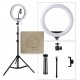 12INCH LED BEAUTY LIVE RING LIGHT WITH STAND COLOR 3 + PHONE HOLDER