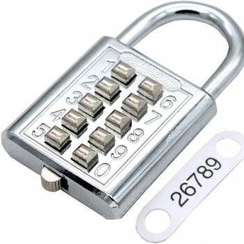  10 Digit Push Button Password Lock Anti-theft Locking Mechanism For Locker
