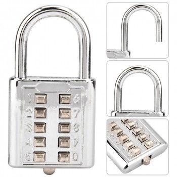  10 Digit Push Button Password Lock Anti-theft Locking Mechanism For Locker