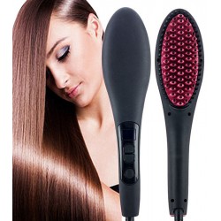 Simply Straight Ceramic Brush Hair Straightener