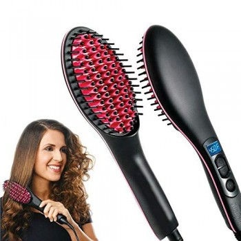 Simply Straight Ceramic Brush Hair Straightener