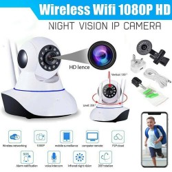 WiFi IP Camera Dual Antenna Night Vision Camera WiFi IP Camera Dual Antenna Night Vision Camera