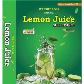 Natural Lemon Juice of Healthy Weight Loss with Slim Body