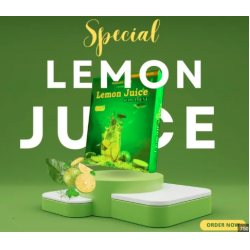 Natural Lemon Juice of Healthy Weight Loss with Slim Body